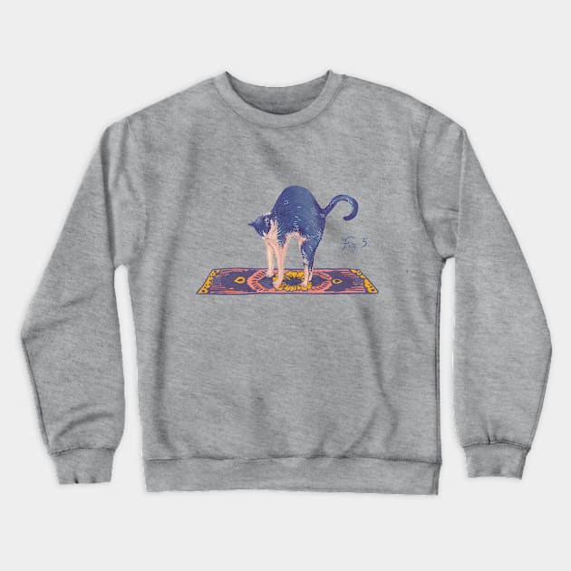 Cat Stretch Crewneck Sweatshirt by Nano Février